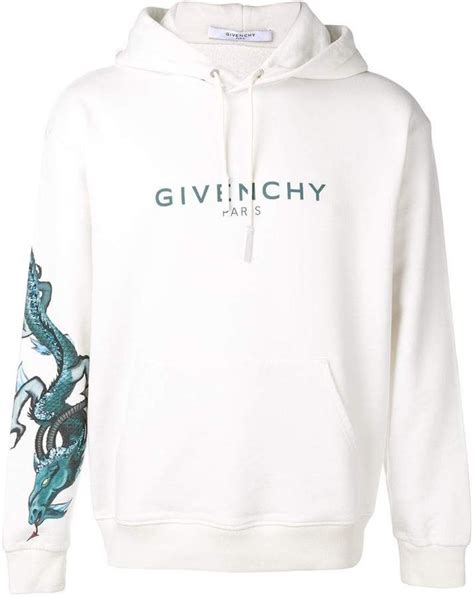 givenchy white hoodie|farfetch givenchy hoodie.